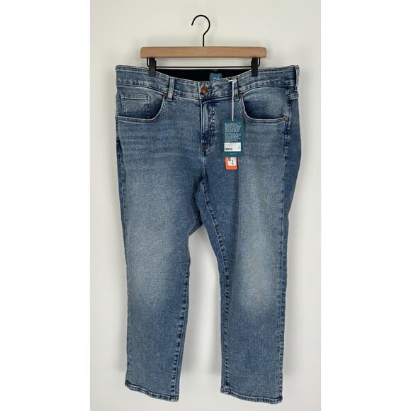 Jag Denim Mid Rise Carter Girlfriend Jeans Del Mar Wash Womens Plus Size 22W NWT - Picture 4 of 10